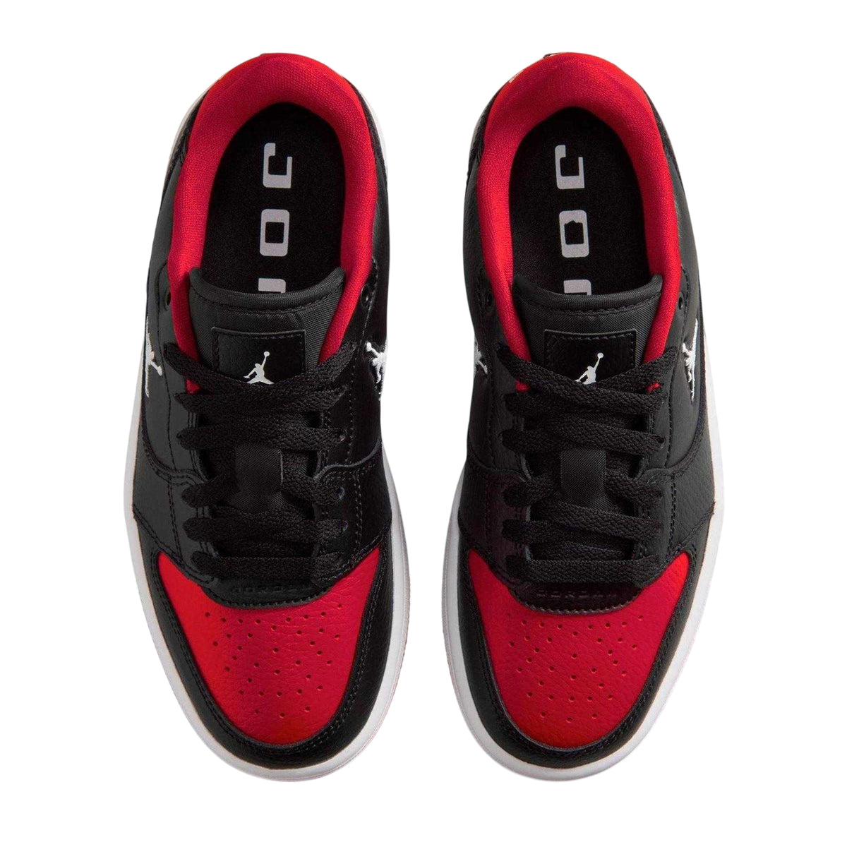 Black-Red - Lifestyle - Nike Womens-Ladies Air Jordan Access Leather Trainers