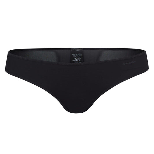 Black - Front - Calvin Klein Womens-Ladies Sheer Bikini Bottoms