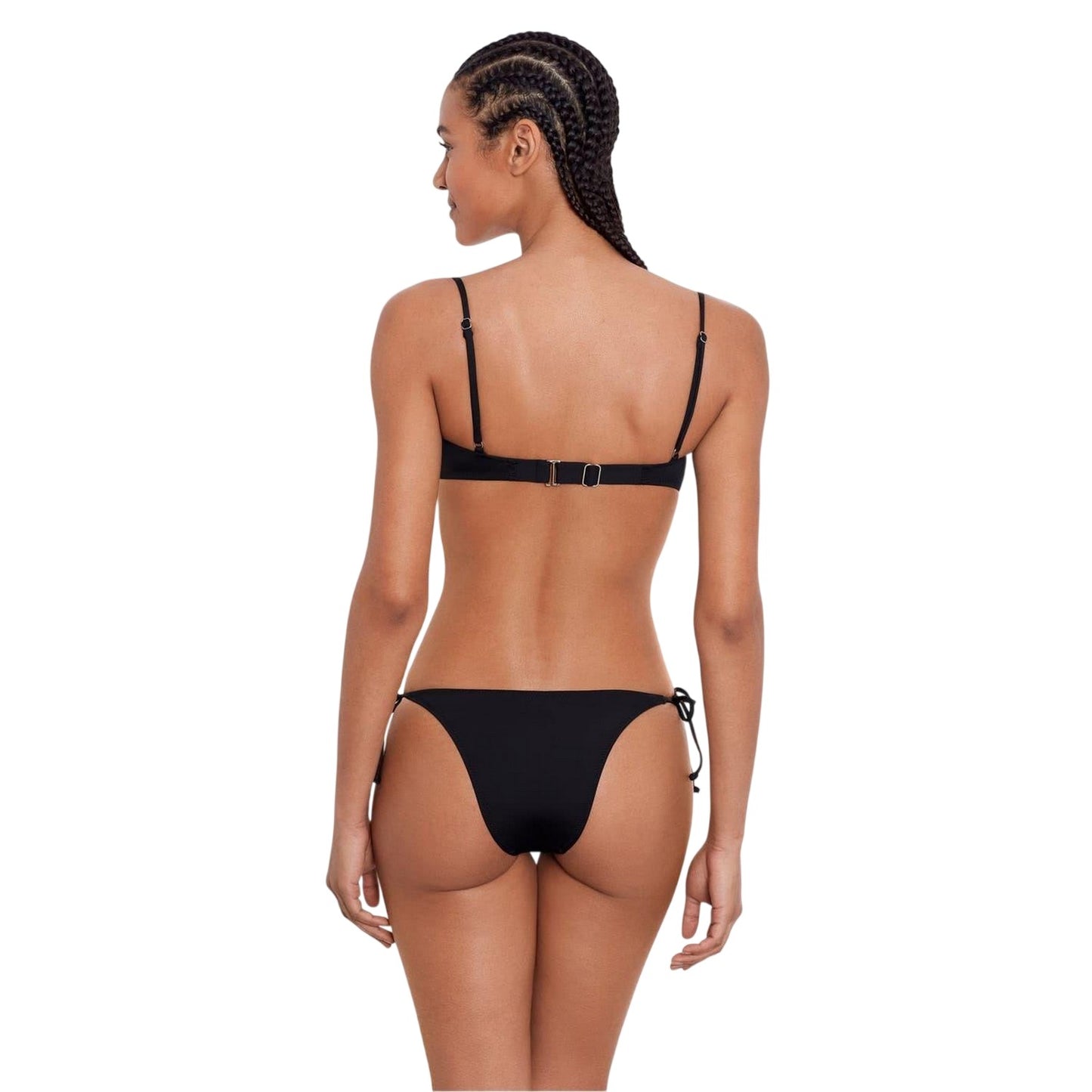 Black - Back - Ralph Lauren Womens-Ladies Sol Side Tie Bikini Bottoms