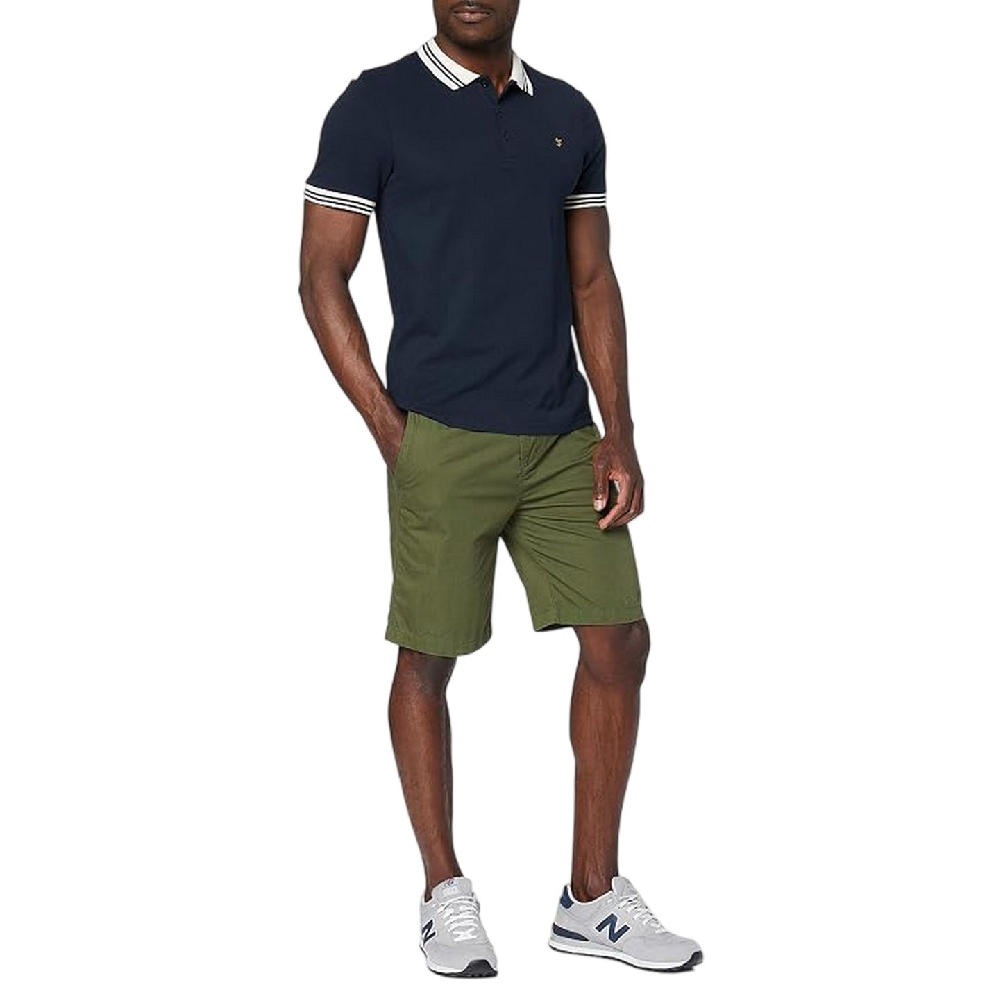 True Navy - Lifestyle - Farah Mens Regular Short-Sleeved Polo Shirt
