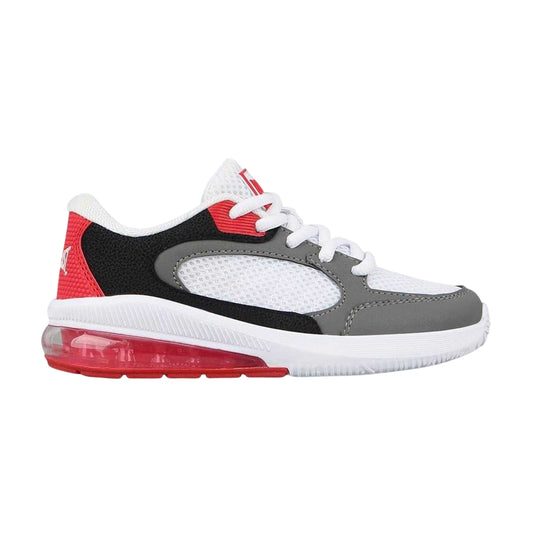 White-Red - Front - Everlast Childrens-Kids Assist Low Trainers