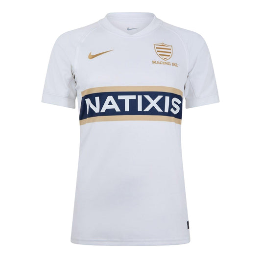 White - Front - Nike Unisex Adult 2025 Racing 92 Rugby Shirt