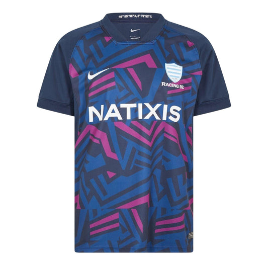 Blue-Purple - Front - Nike Mens Stadium Racing 92 Rugby Away Jersey