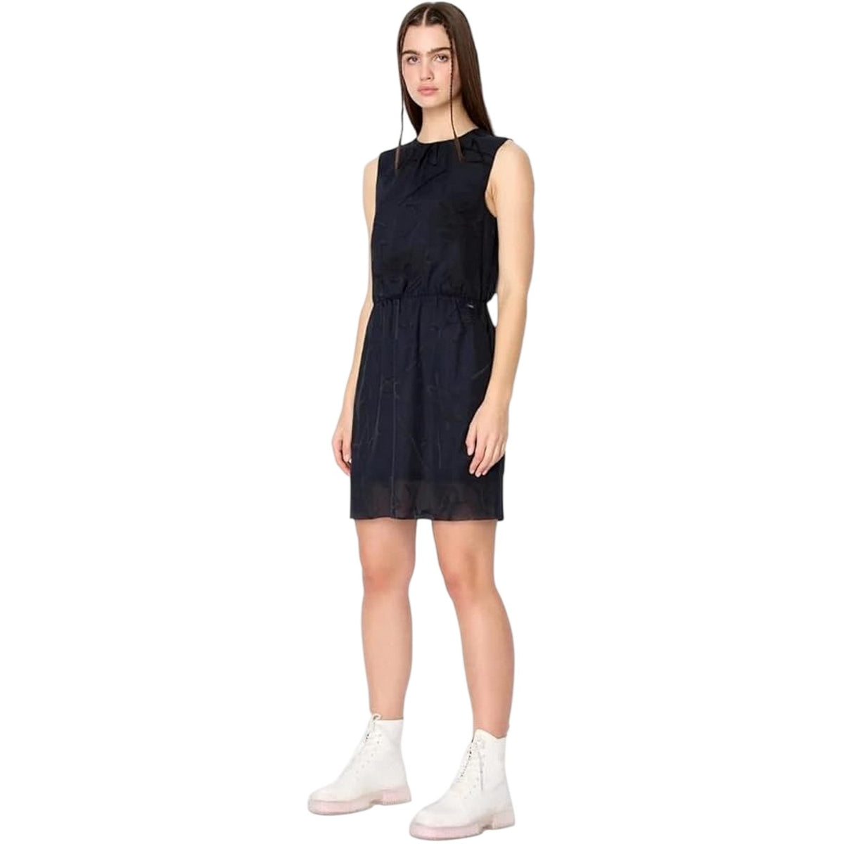 Navy - Lifestyle - Armani Exchange Womens-Ladies Sleeveless Mini Dress