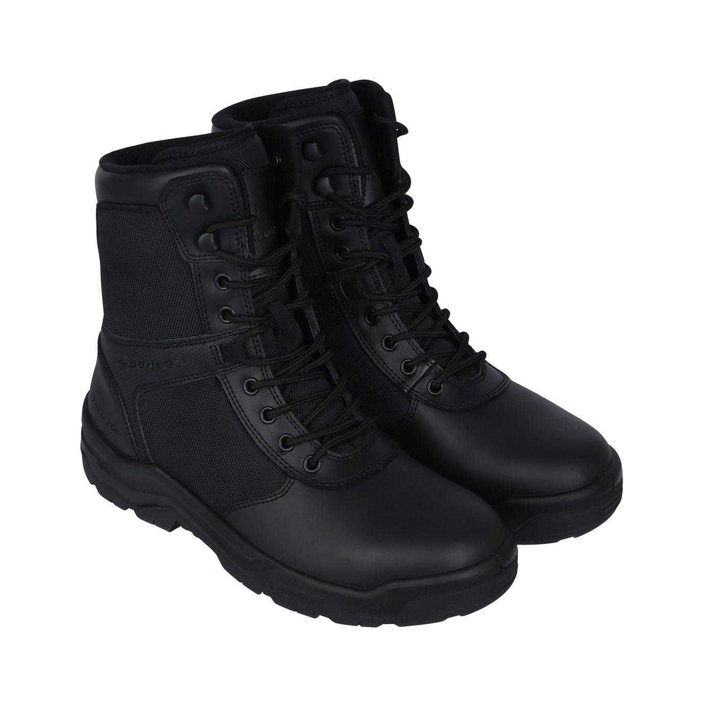 Black - Pack Shot - Dunlop Mens Hudson Leather Safety Boots