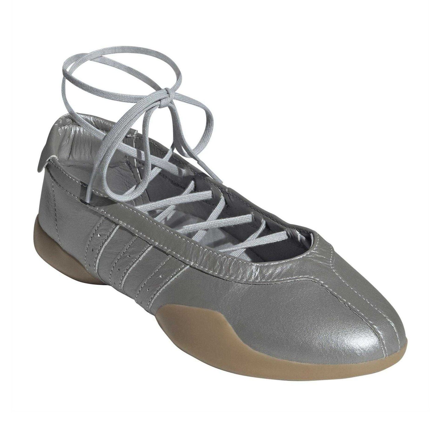 Silver - Pack Shot - Adidas Womens-Ladies Originals Taekwondo Mei Low Cut Trainers