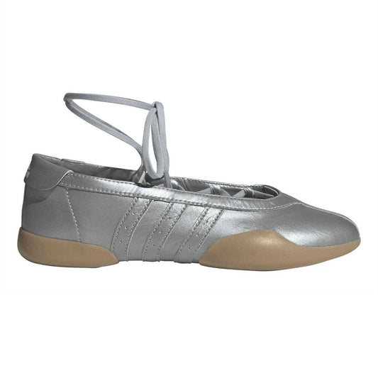 Silver - Front - Adidas Womens-Ladies Originals Taekwondo Mei Low Cut Trainers
