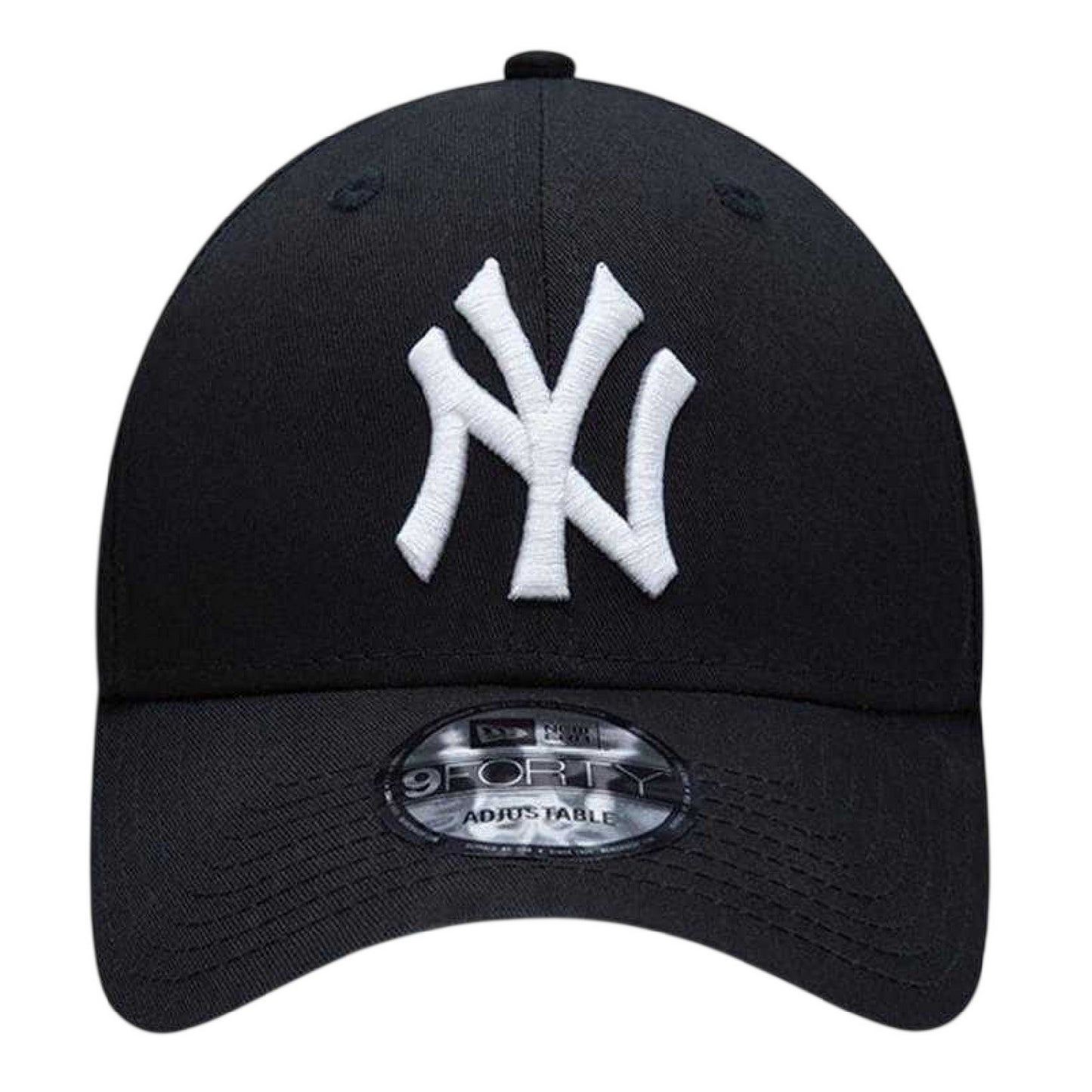 Black - Side - New Era Embroidered Logo Adjustable Baseball Cap