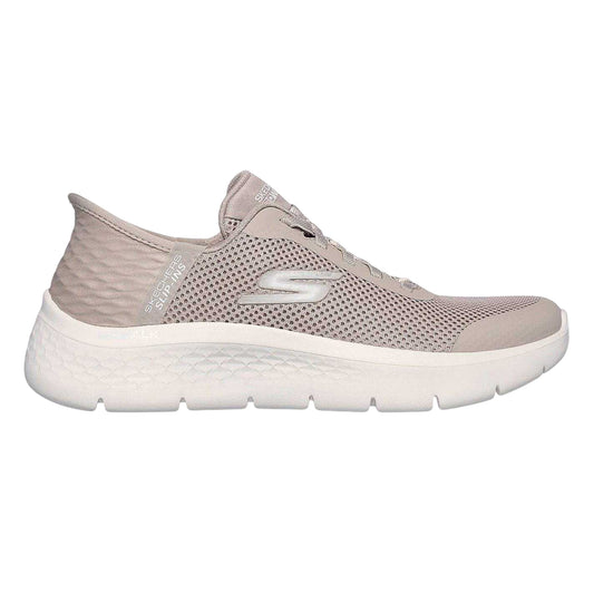 Taupe - Front - Skechers Womens-Ladies Go Walk Flex Grand Entry Slip-In Walking Shoes