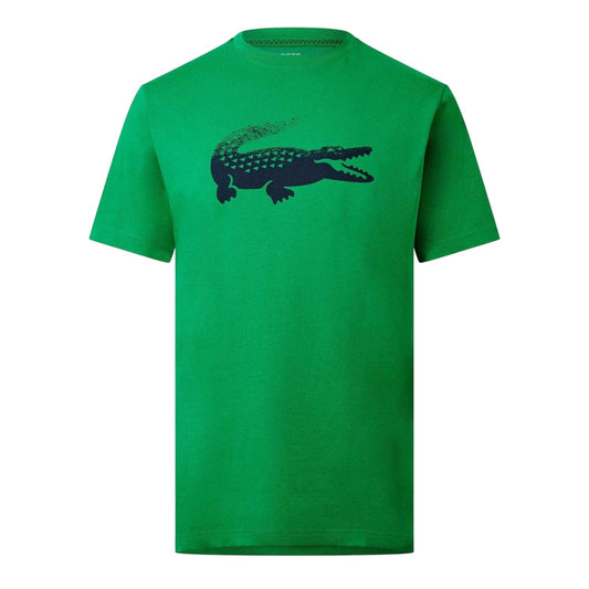 Green - Front - Lacoste Mens Daniil Medvedev Tennis T-Shirt