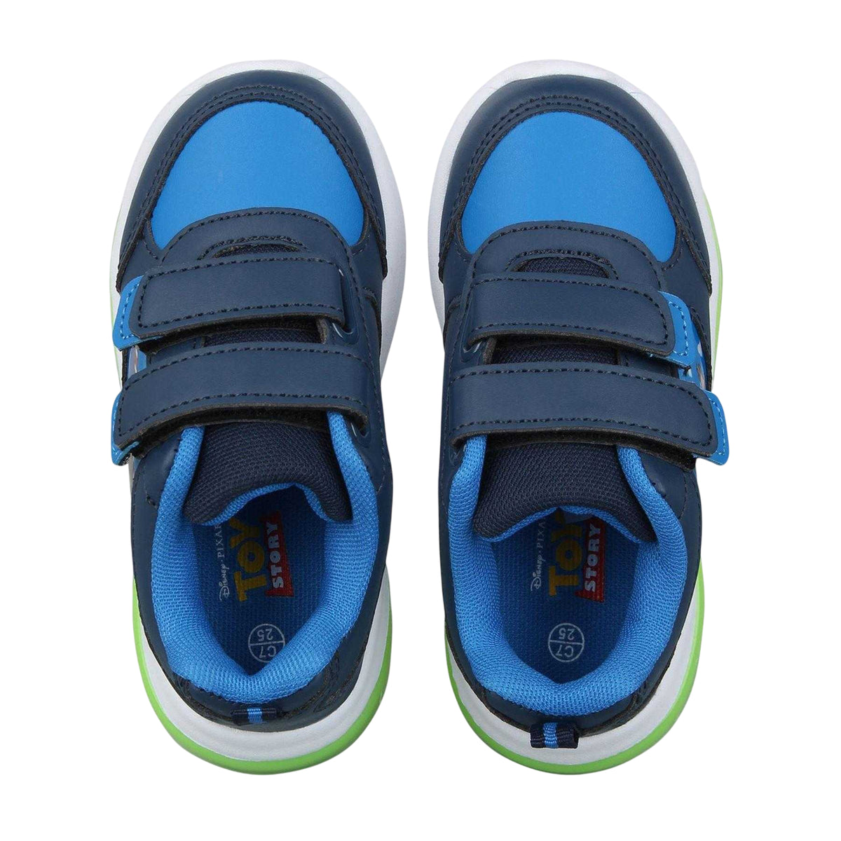 Blue - Side - Toy Story Baby Boys Light Up Trainers