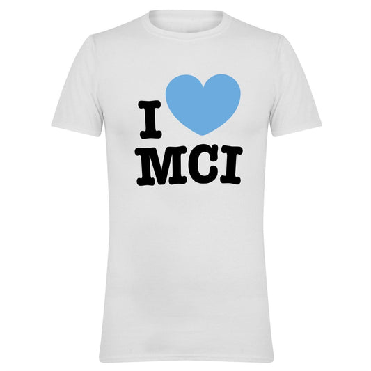 Black - Front - AWD Mens I Love MCI T-Shirt
