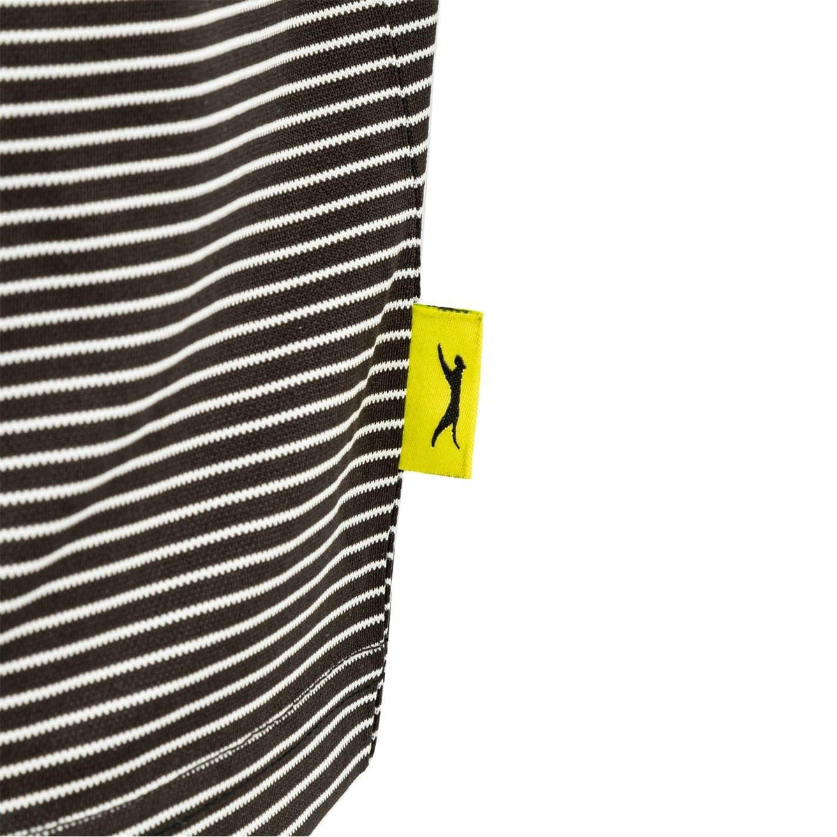Black - Pack Shot - Slazenger Mens Micro-Stripe Golf Polo Shirt