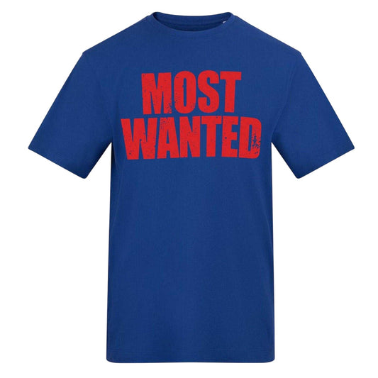 Blue - Front - AWD Mens Most Wanted T-Shirt