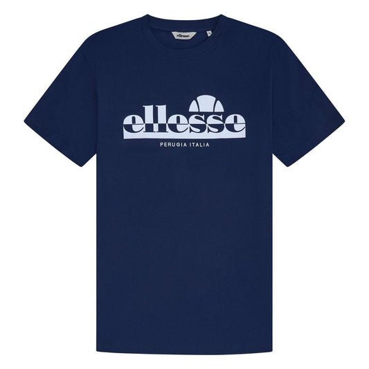 Navy - Front - Ellesse Mens Rillas Logo T-Shirt