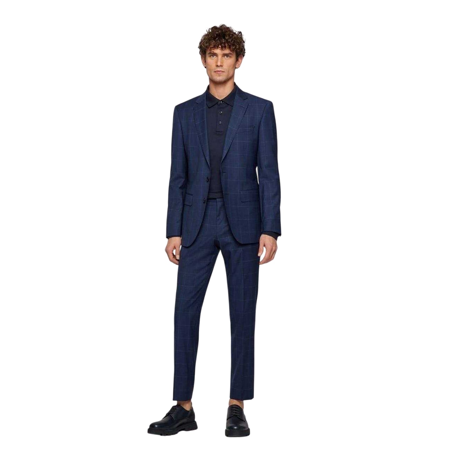 Navy - Lifestyle - Boss Mens Pado 30 Long-Sleeved Polo Shirt