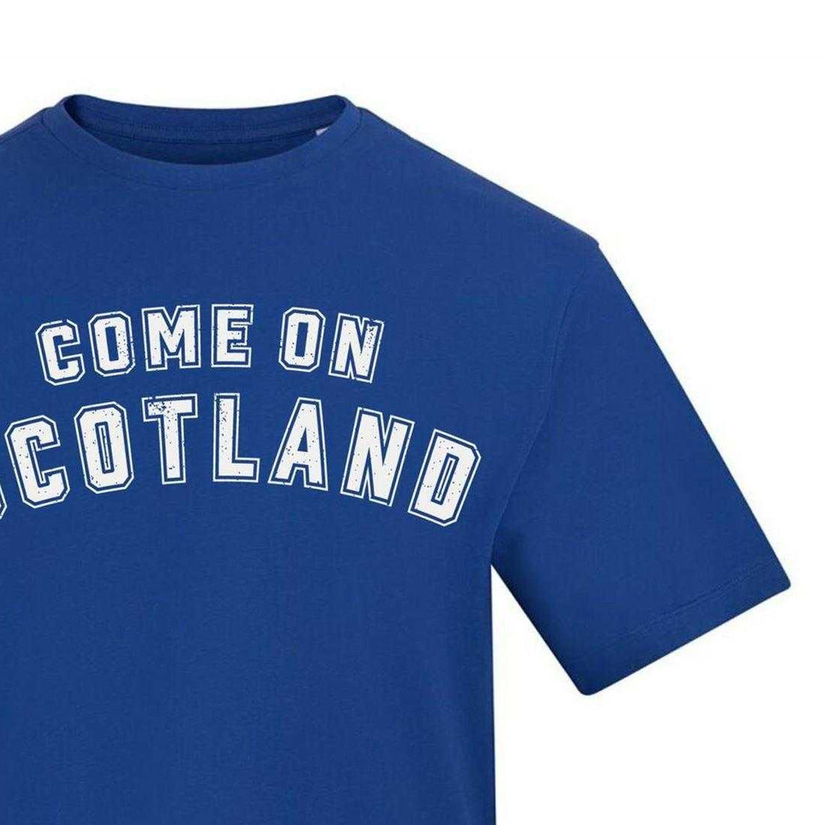 Blue - Lifestyle - AWD Mens Come On Scotland T-Shirt