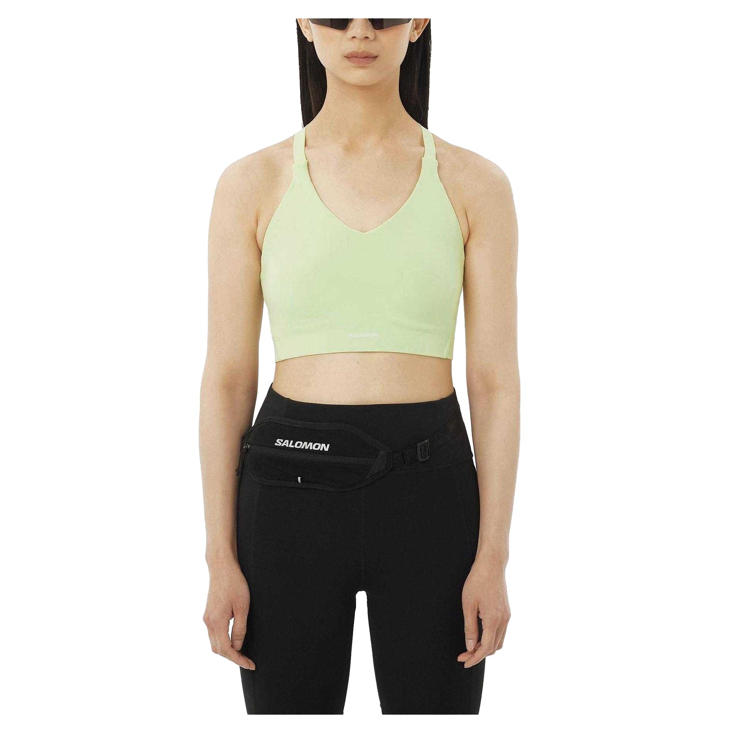 Lime - Lifestyle - Salomon Womens-Ladies Bliss Sports Bra