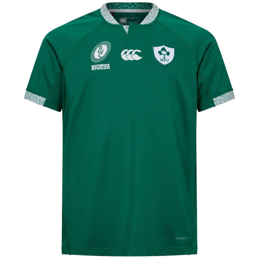 Green - Front - Canterbury Mens 25-26 Ireland Home Jersey