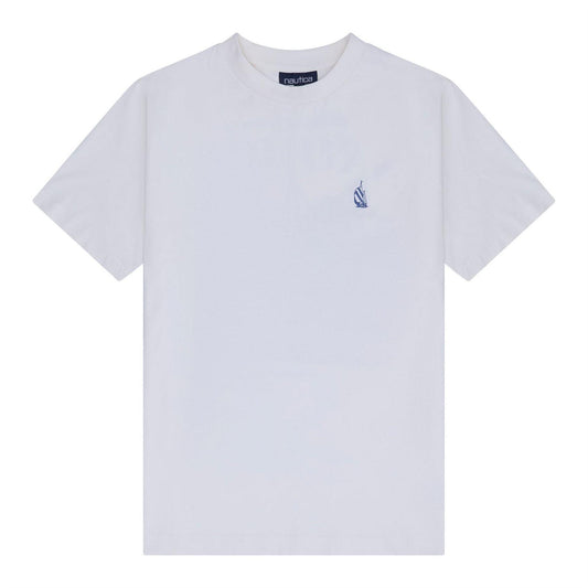 Off White - Front - Nautica Mens Kokay Graphic T-Shirt