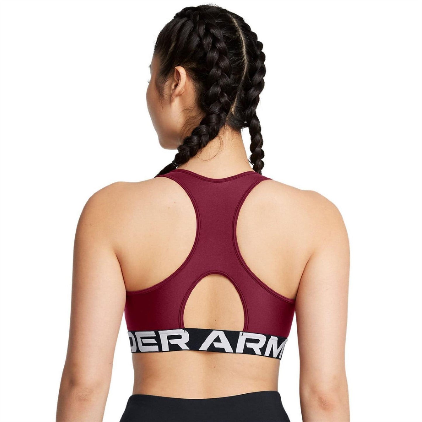 Red - Lifestyle - Under Armour Womens-Ladies Armour HeatGear Sports Bra