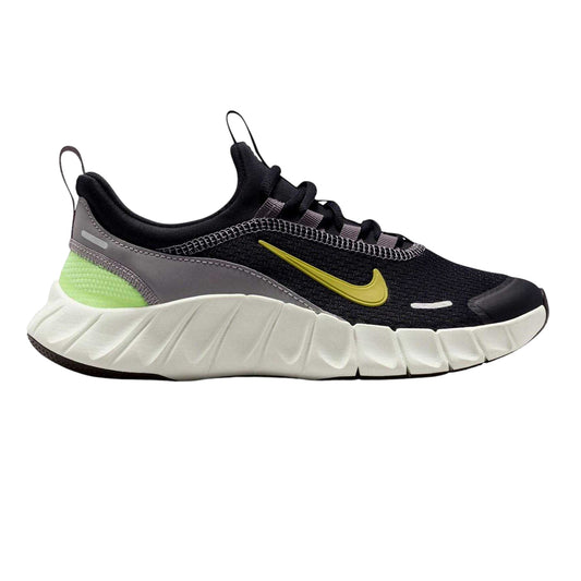 Black-Saffron - Front - Nike Childrens-Kids 5.0 Mesh Barefoot Flat Trainers
