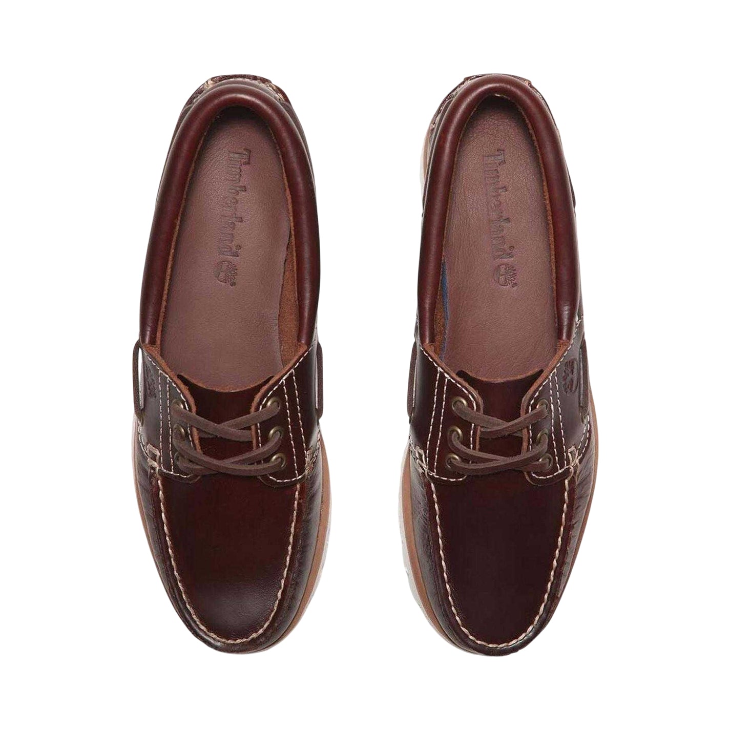Brown - Lifestyle - Timberland Womens-Ladies Noreen Leather Boat Shoes