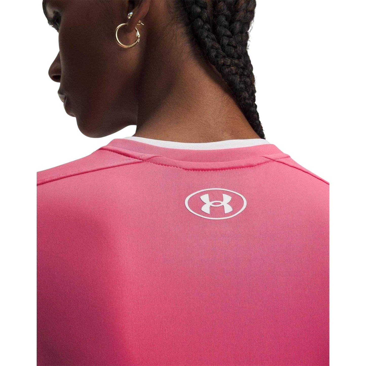 Super Pink - Lifestyle - Under Armour Womens-Ladies Challenger Train Performance T-Shirt