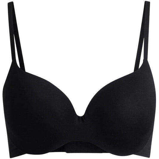 Black - Front - Boss Womens-Ladies V Neck Spaghetti Strap Sports Bra