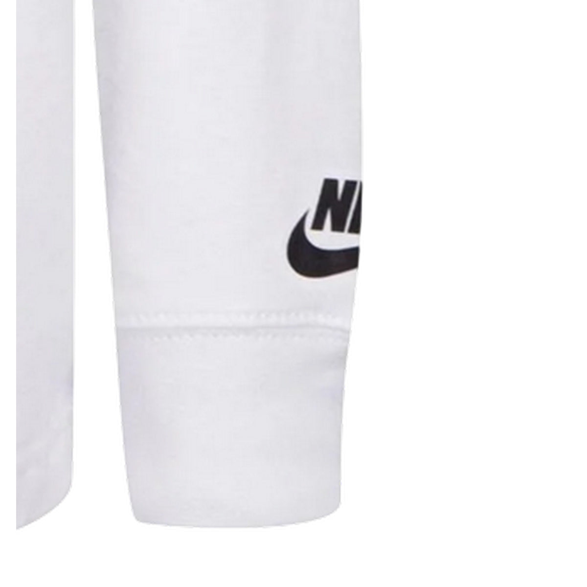 White-Orange - Lifestyle - Nike Childrens-Kids Hazard Graphic Long-Sleeved T-Shirt