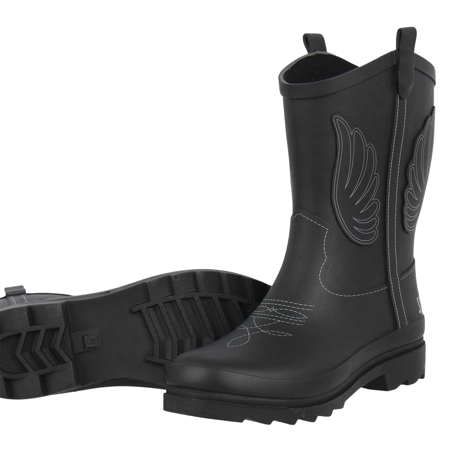 Black - Lifestyle - Jack Wills Womens-Ladies Wellington Boots