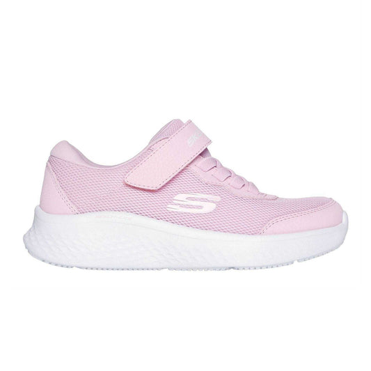 Light Pink - Front - Skechers Girls lite Pro Mesh Trainers