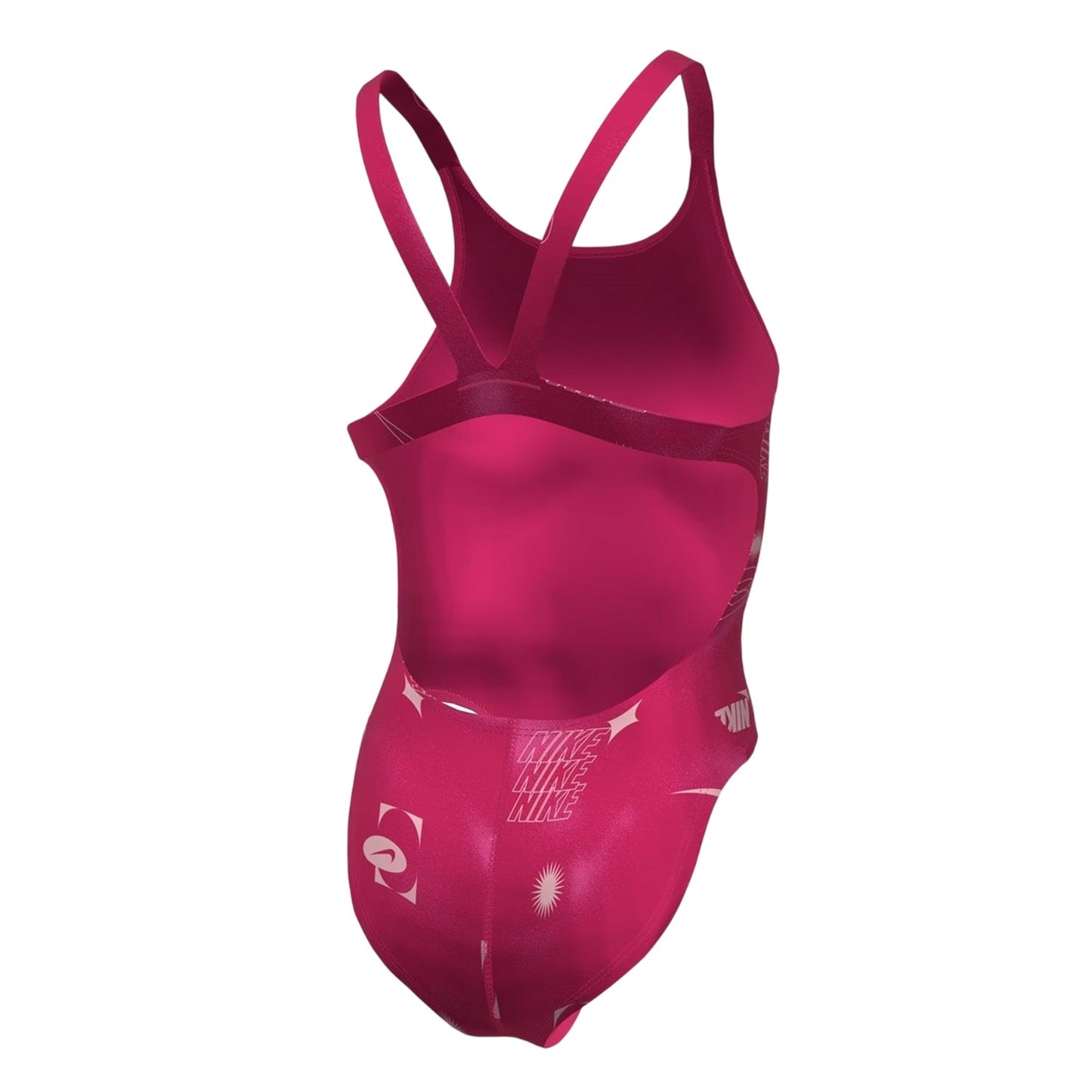 Rush - Back - Nike Womens-Ladies Lettering Snug Fit One Piece Swimsuit
