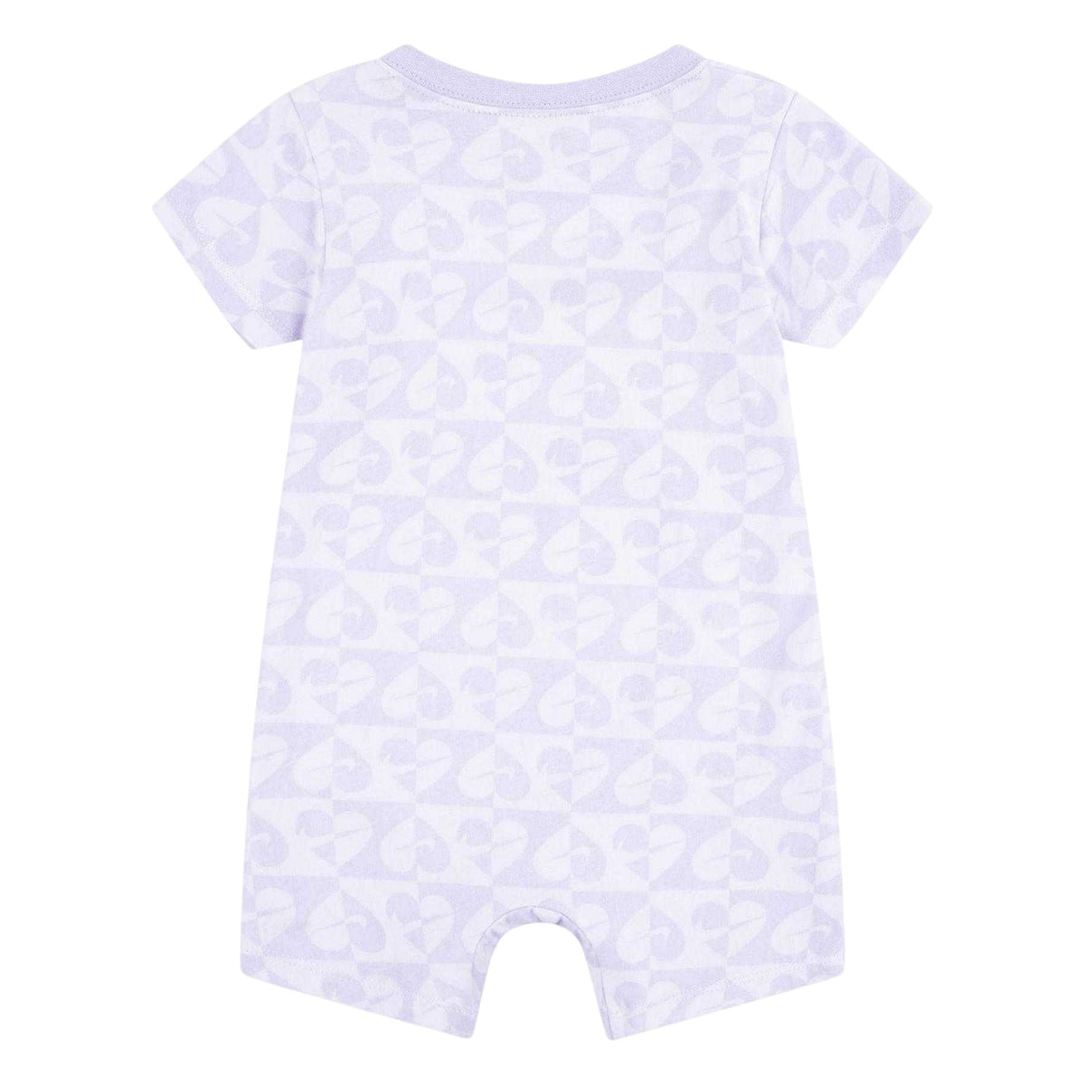 Lilac Bloom - Back - Nike Baby Swoosh Babygrow
