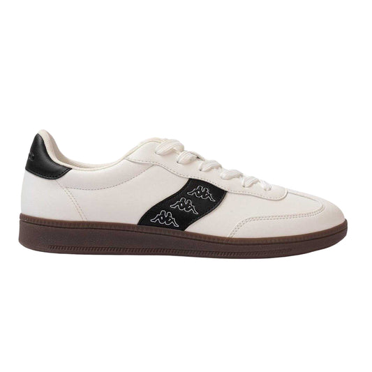 White - Front - Kappa Mens Scafa Trainers