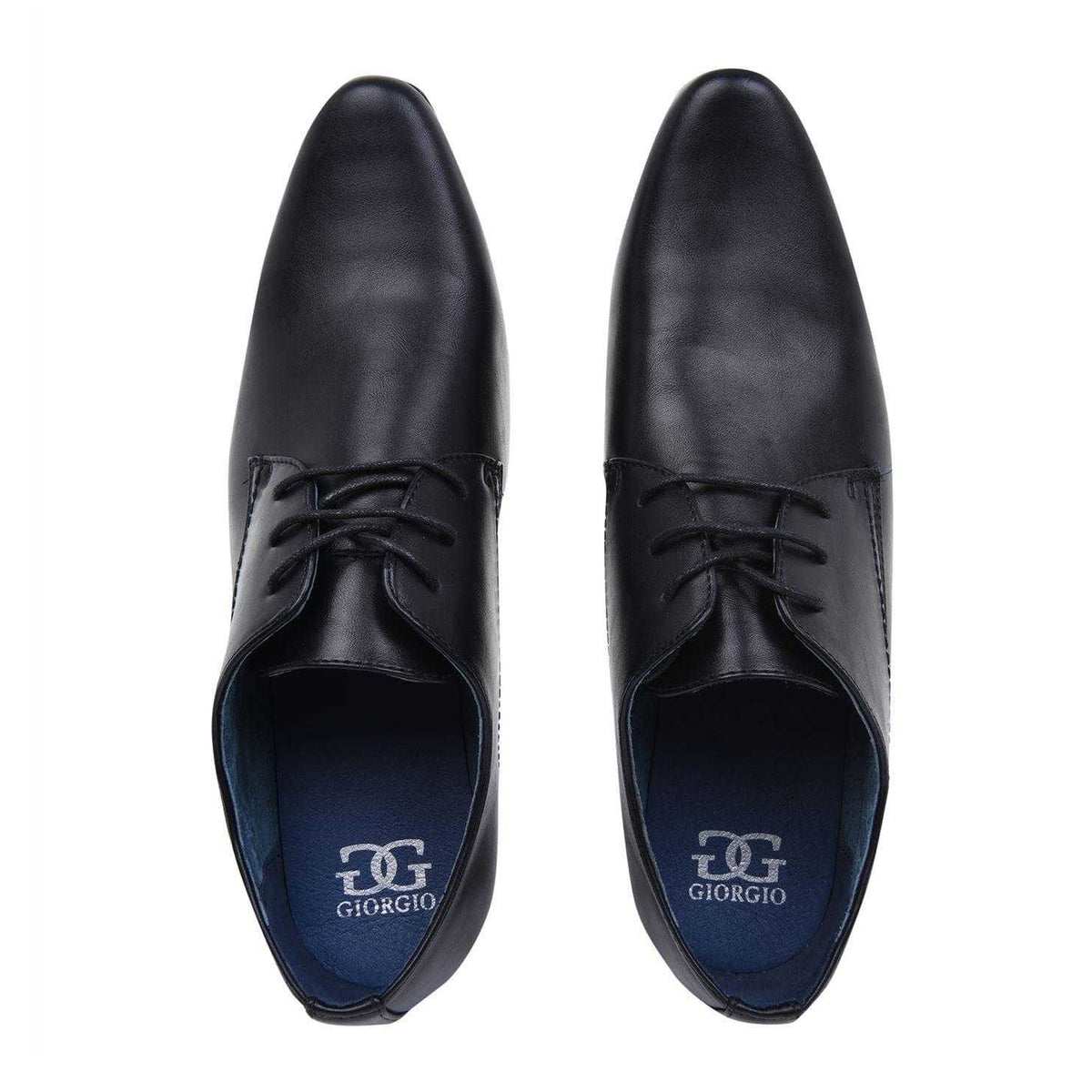 Black - Lifestyle - Giorgio Mens Langley Lace Up Formal Shoes
