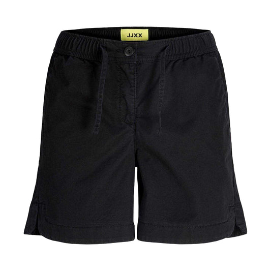 Black - Front - JJXX Womens-Ladies Woven Shorts