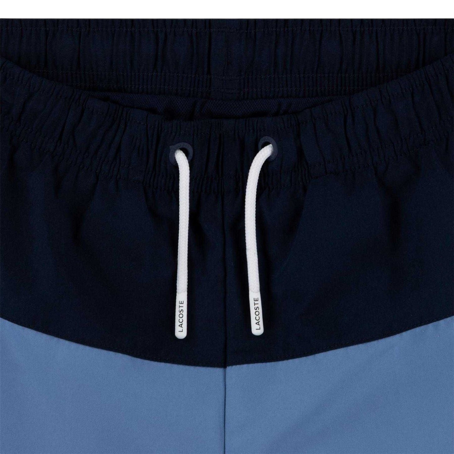 Marine Blue - Lifestyle - Lacoste Boys Colourblock Relaxed Fit Swim Shorts