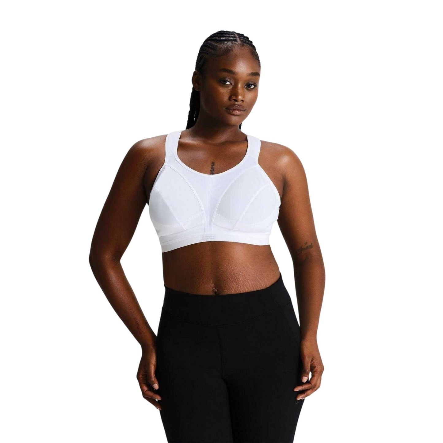 White - Lifestyle - Champion Womens-Ladies D+ Max Shock Absorber Sports Bra