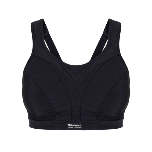 Black - Front - Champion Womens-Ladies D+ Max Shock Absorber Sports Bra