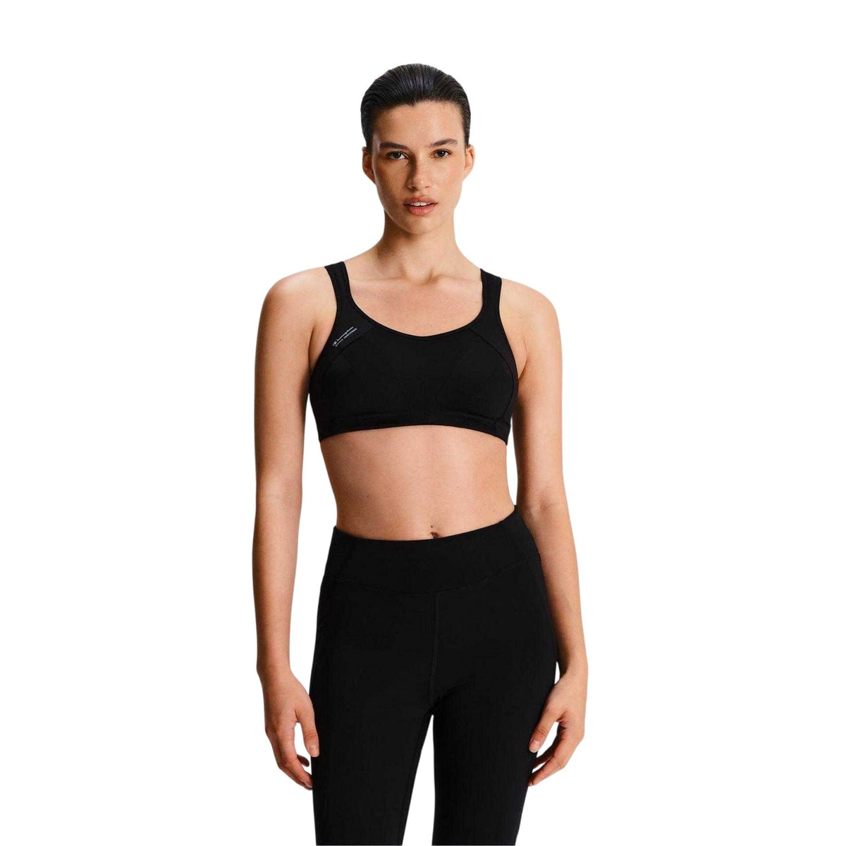 Black - Lifestyle - Champion Womens-Ladies High Impact Sports Bra