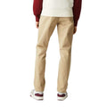 Beige - Back - Lacoste Mens Gabardine Stretch Slim Trousers