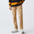 Beige - Close up - Lacoste Mens Gabardine Stretch Slim Trousers