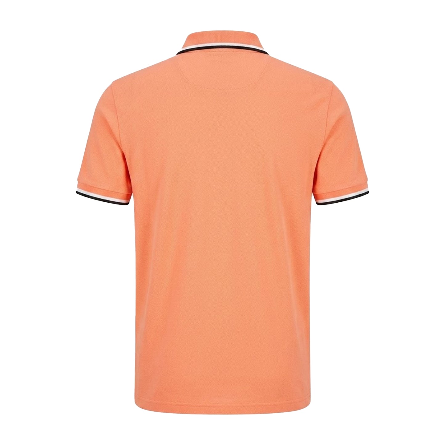 Red - Back - Boss Mens Paddy Short-Sleeved Polo Shirt