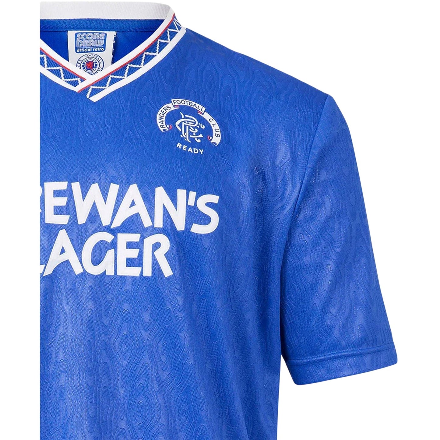 Blue - Lifestyle - Score Draw Mens Rangers FC Replica Football Shirt