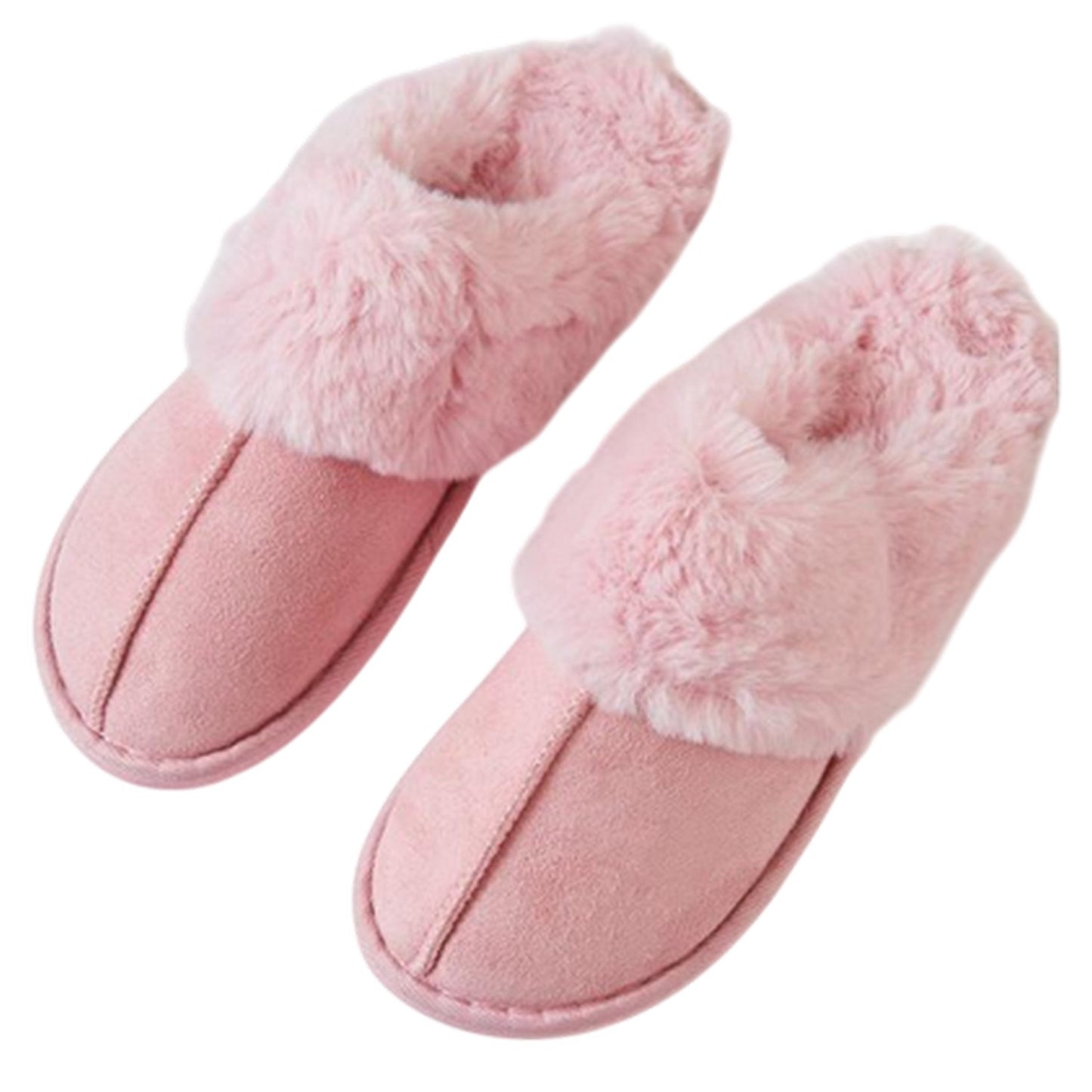 Pink - Lifestyle - Threadbare Womens-Ladies Solace Suede Mule Slippers