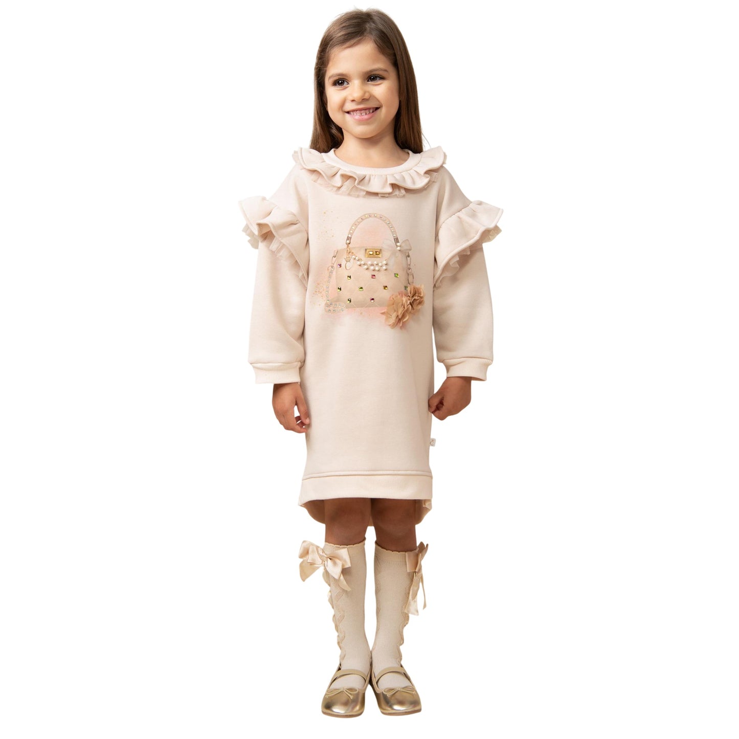 Mink - Lifestyle - Caramelo Kids Girls Handbag Mini Dress