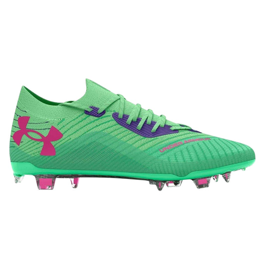 Green - Front - Under Armour Mens Shoody Elite 2.0 Round Toe Football Boots