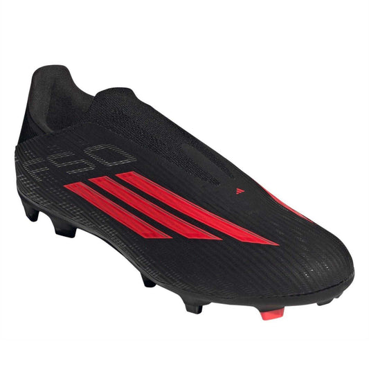 Black-Red - Front - Adidas Mens F50 League Firm Ground Football Boots