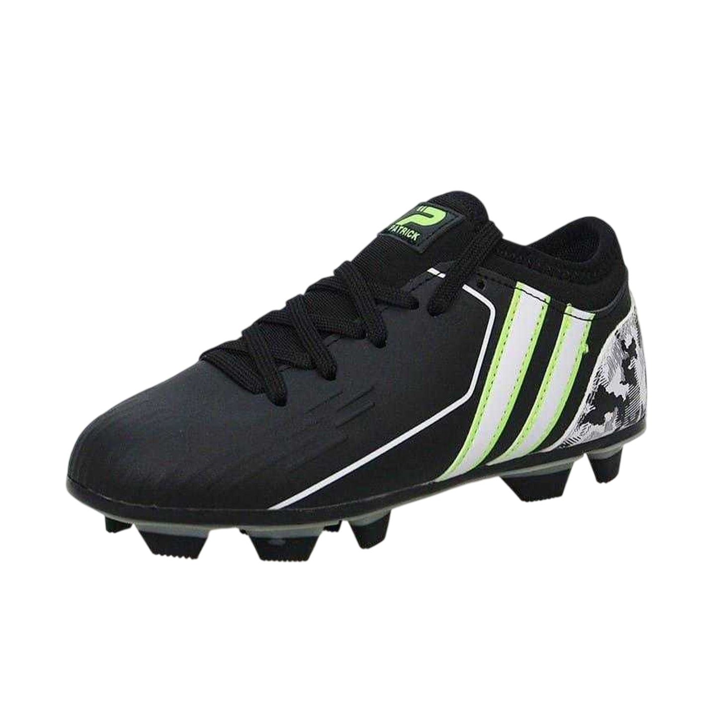 Black - Lifestyle - Patrick Childrens-Kids Camouflage Football Boots
